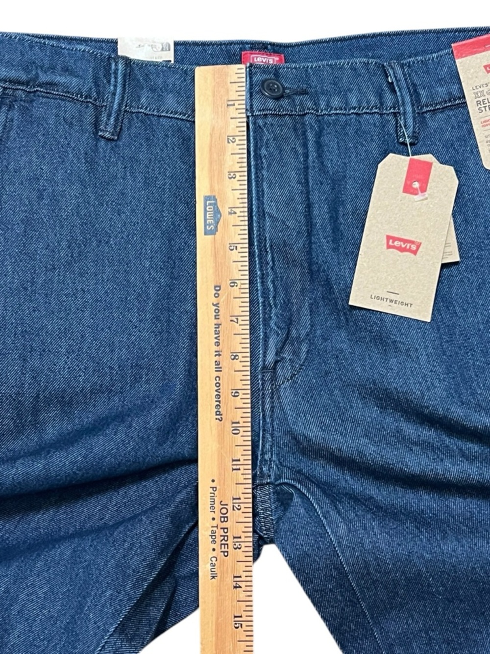 Levi's XX Chino Blue Jeans Relaxed Straight 34 x 34 Dadcore Heritage Minimalist - Picture 9 of 12